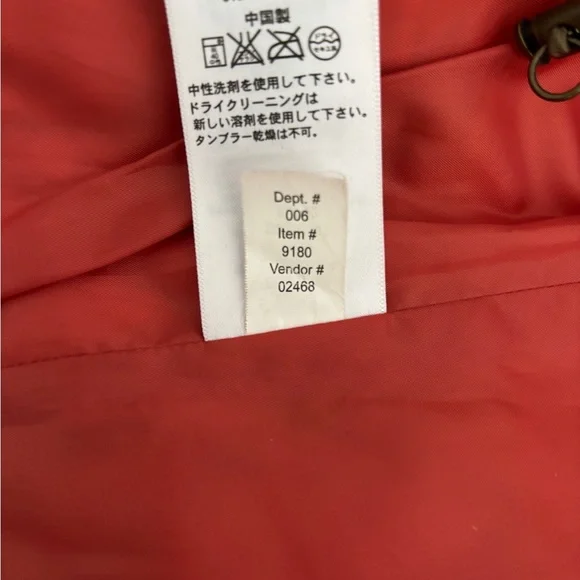 Eddie Bauer Down Quilted Vest Women’s Large Tan Orange Reversible Lightweight - Picture 7 of 8